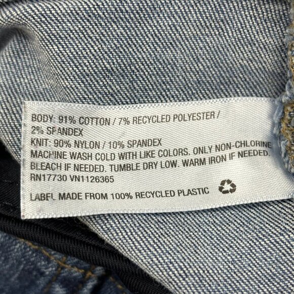 Isabel maternity Skinny Bootcut Women's size 14 Dark Wash Blue Denim jeans - Picture 3 of 4